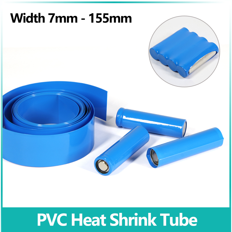Shrink Wrap Pvc - 1/3/5/20M Blue PVC Heat Shrink Tube