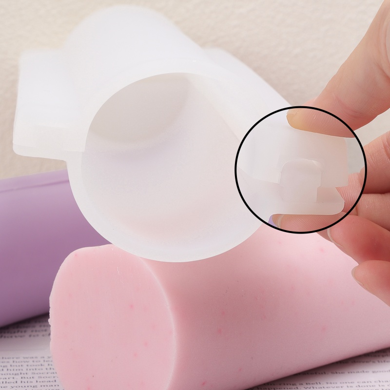 Soap Making Instructions - Long Heart Column Silicone Soap Loaf