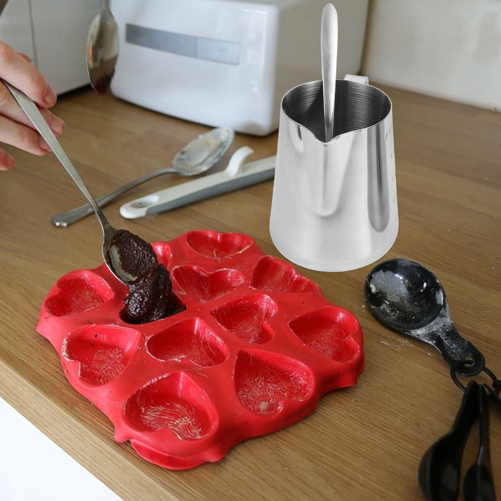 Quick Soap Making - 1Set Versatile Stainless Steel Wax Melt