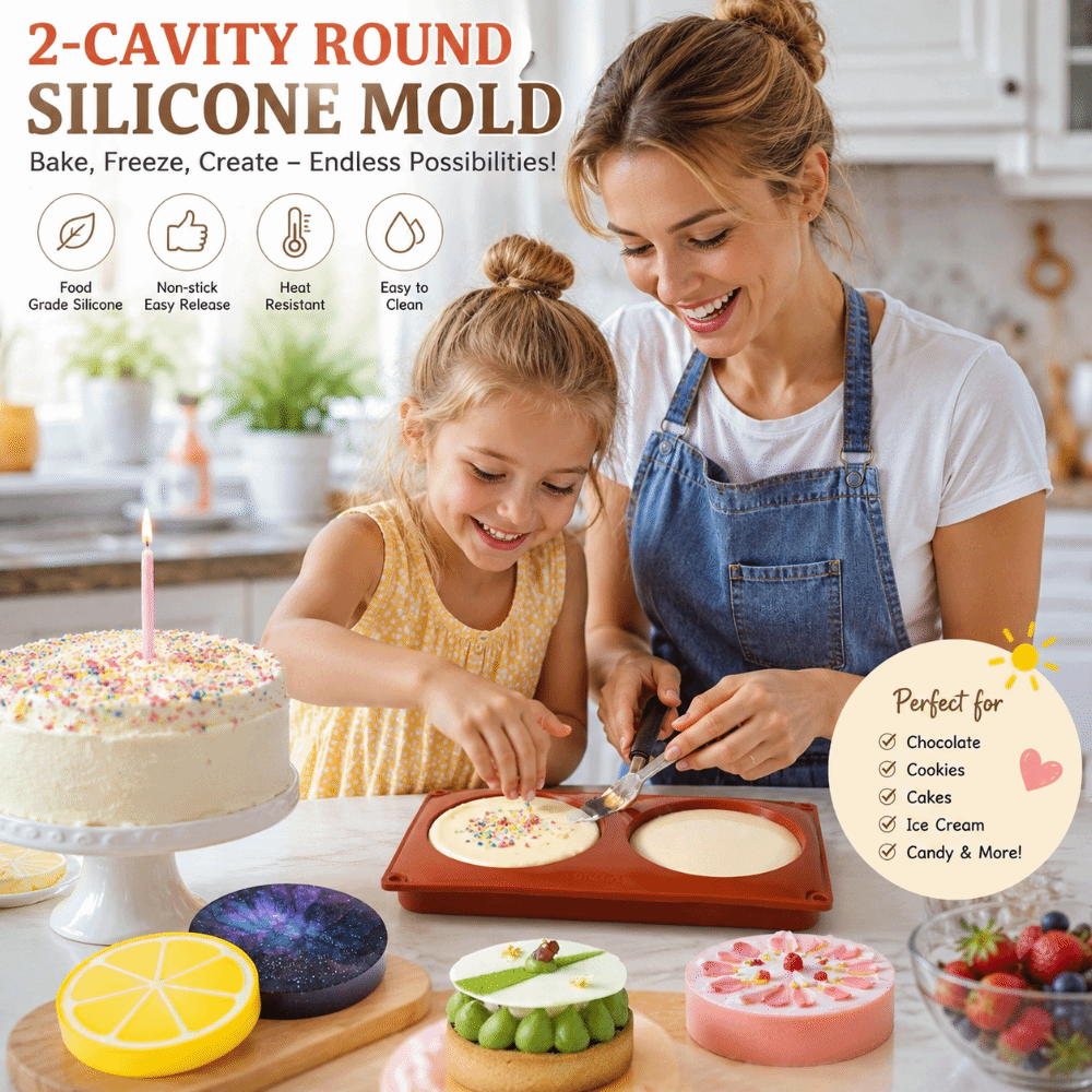 Soap Making Instructions - Cylinder Shaped Silicone Baking Mold Large