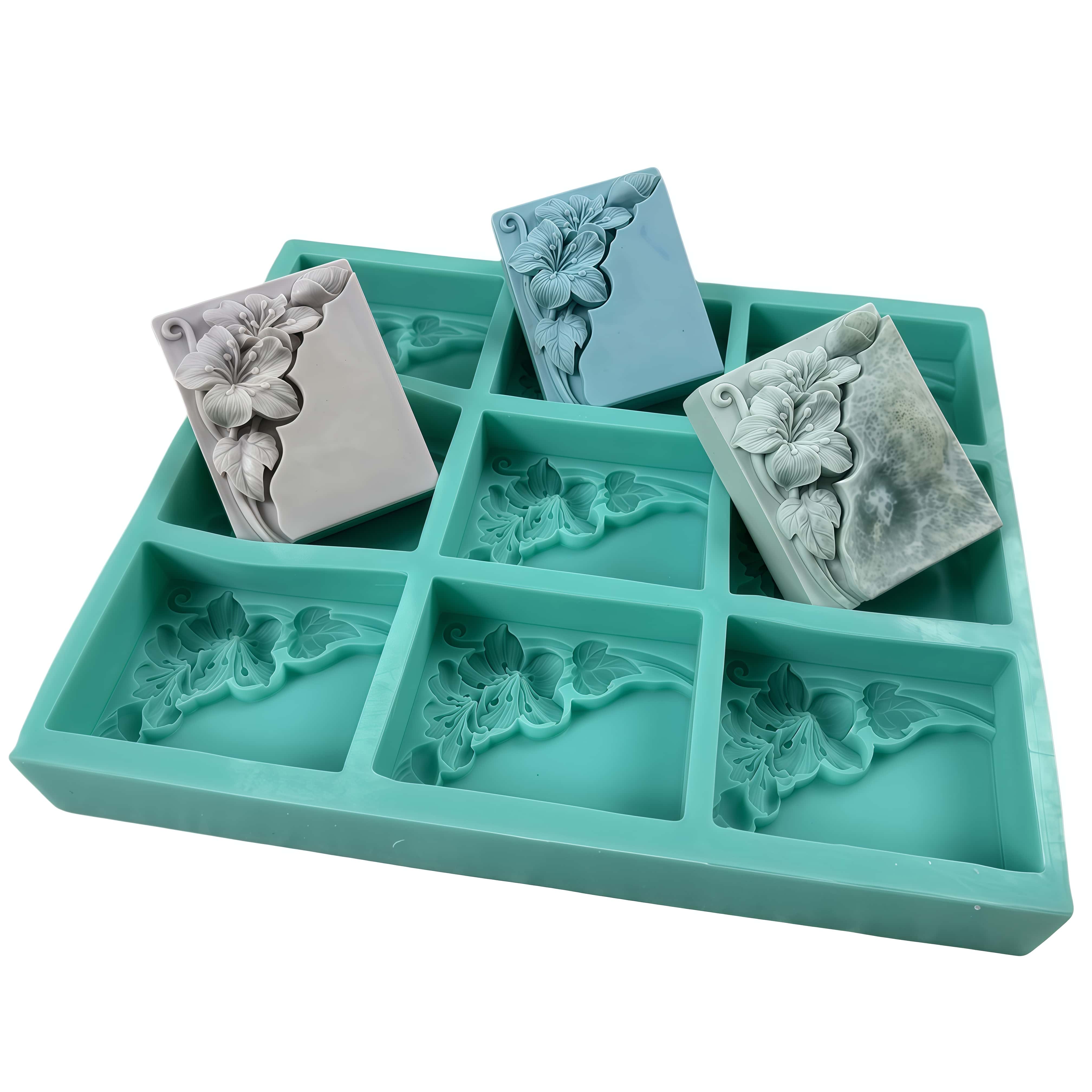 Soap Making Instructions - 9 Cavities Tung Flower Soap Mold