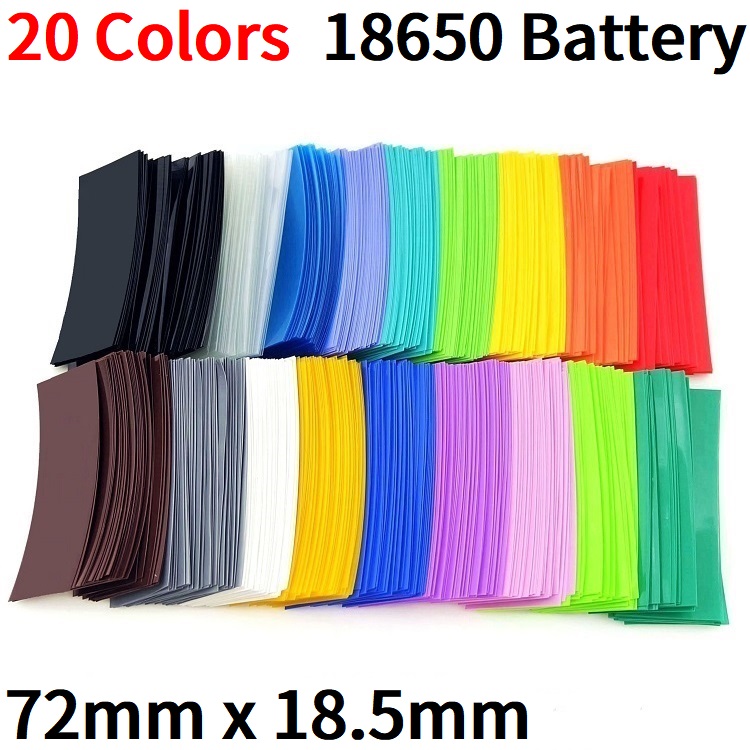 Shrink Wrap Pvc - 20/500pcs 18650 Battery Film Tape PVC