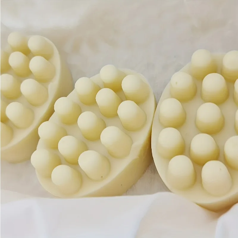 Soap Making Gel - 1/3PCS-3D Handmade Silicone Soap Mold Massage