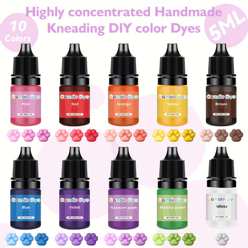 Soap Making Game - Squishy Paint，5 Ml/bottle，10Multiple color options available，ApplicableDIYSquishy