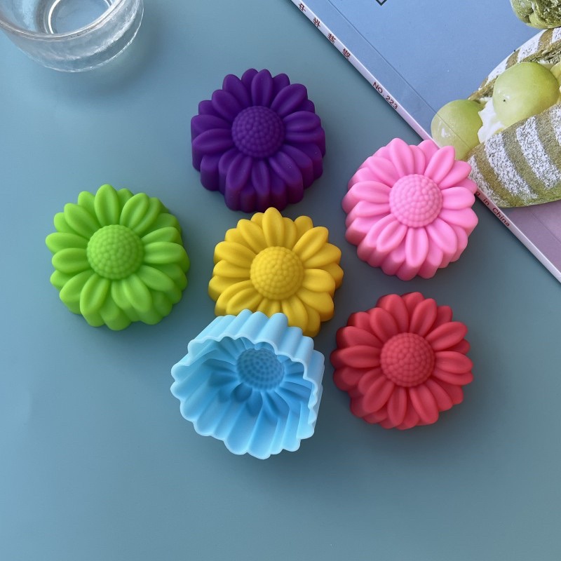 Soap Making Oven - 6 Pcs Set Non-Stick Flower Designs