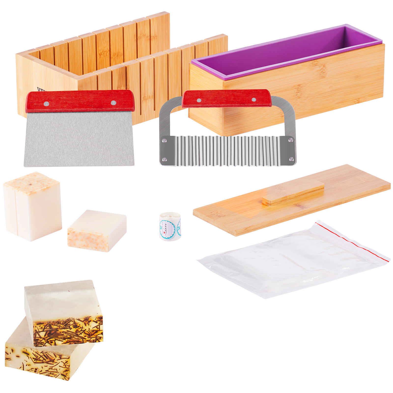 Soap Making Instructions - VEVOR Soap Making Kit Bamboo Cutting