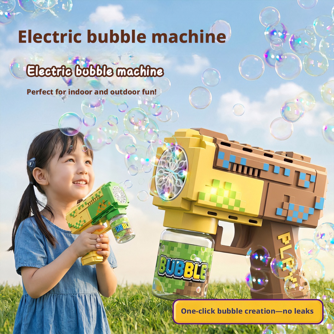 Soap Making Game - Children Bubble Machine Toy Fully Automatic