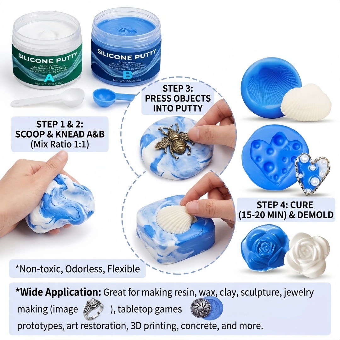 Silicone Putty Mold Making Sup - Soap Making Oven recension och pris