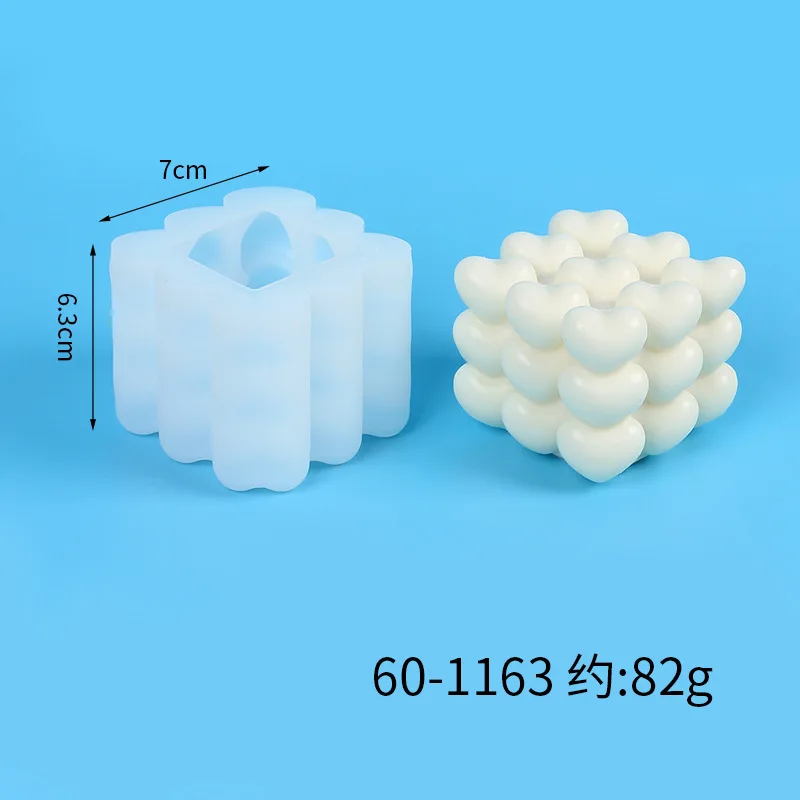 Love Bubble Candle Silicone Mo - Soap Making Gel recension och pris