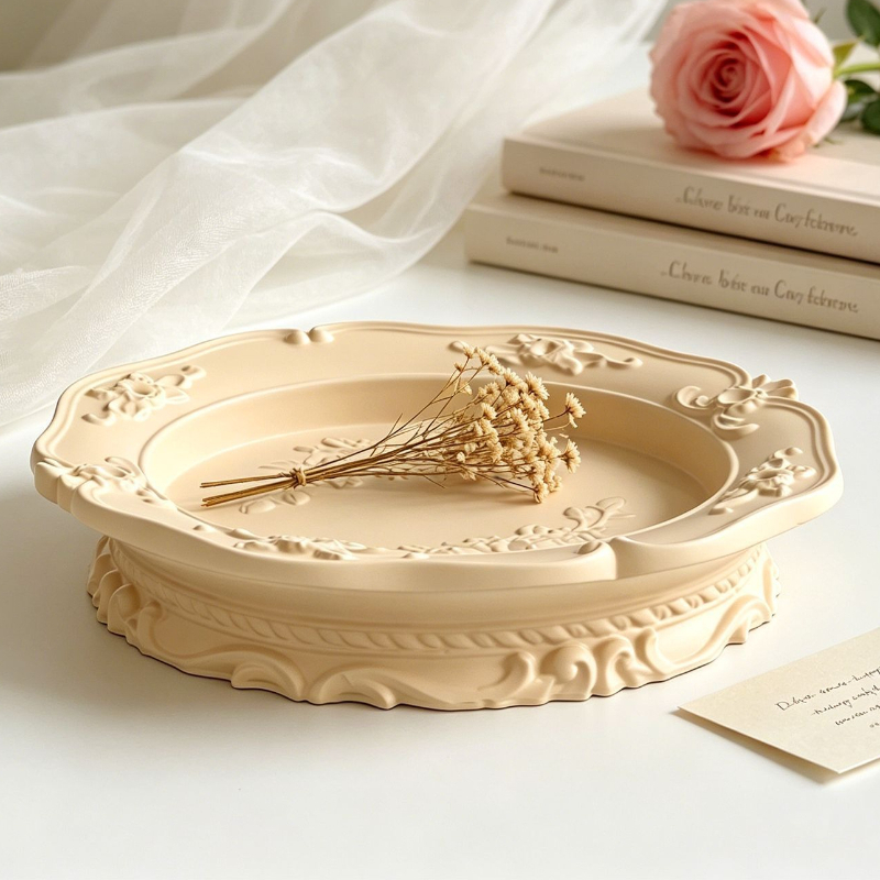 Elegant Vintage Baroque Lace S - Soap Making Oven recension och pris