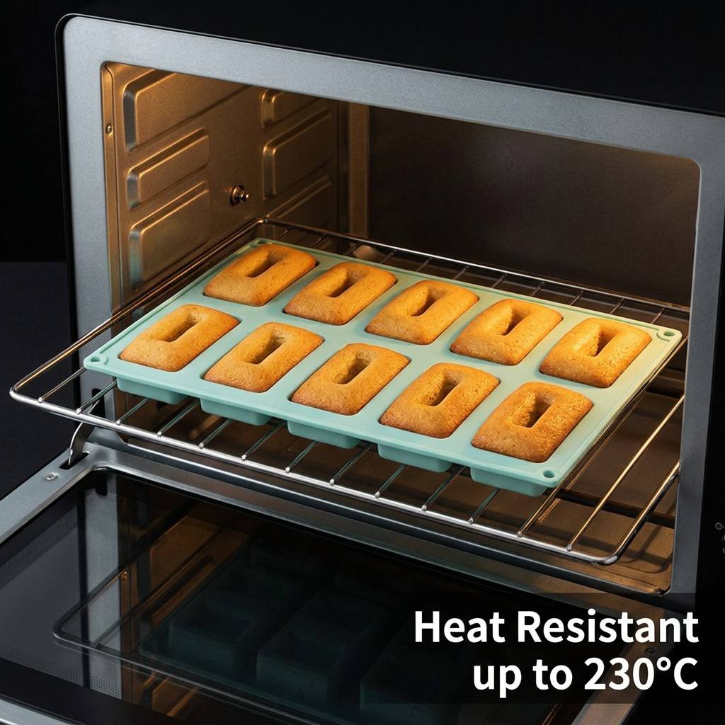 Non-stick 10-Hole Rectangle Si - Soap Making Jelly recension och pris
