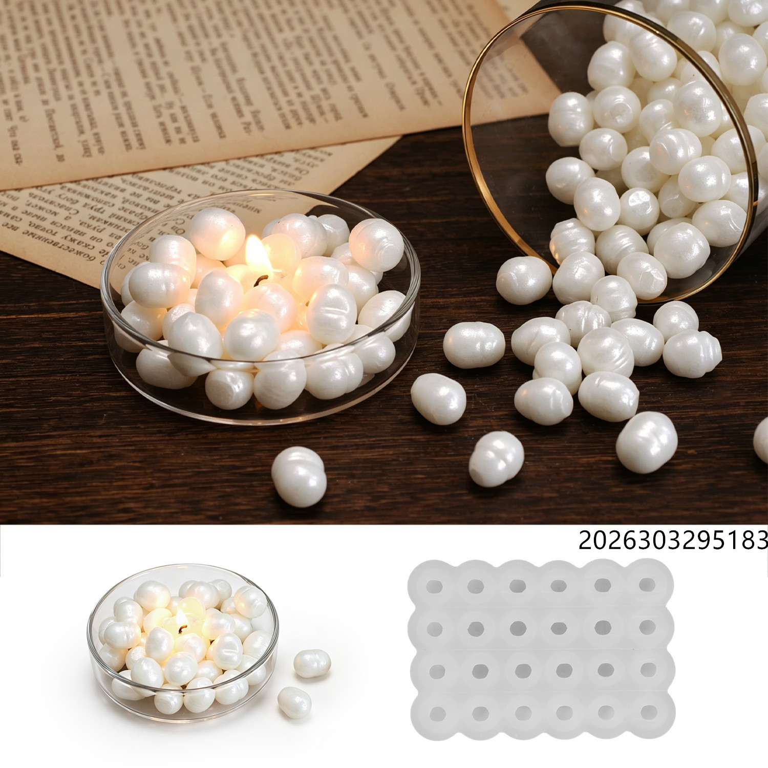 Healing Ocean Pearl Mirror Wax - Soap Making Oven recension och pris