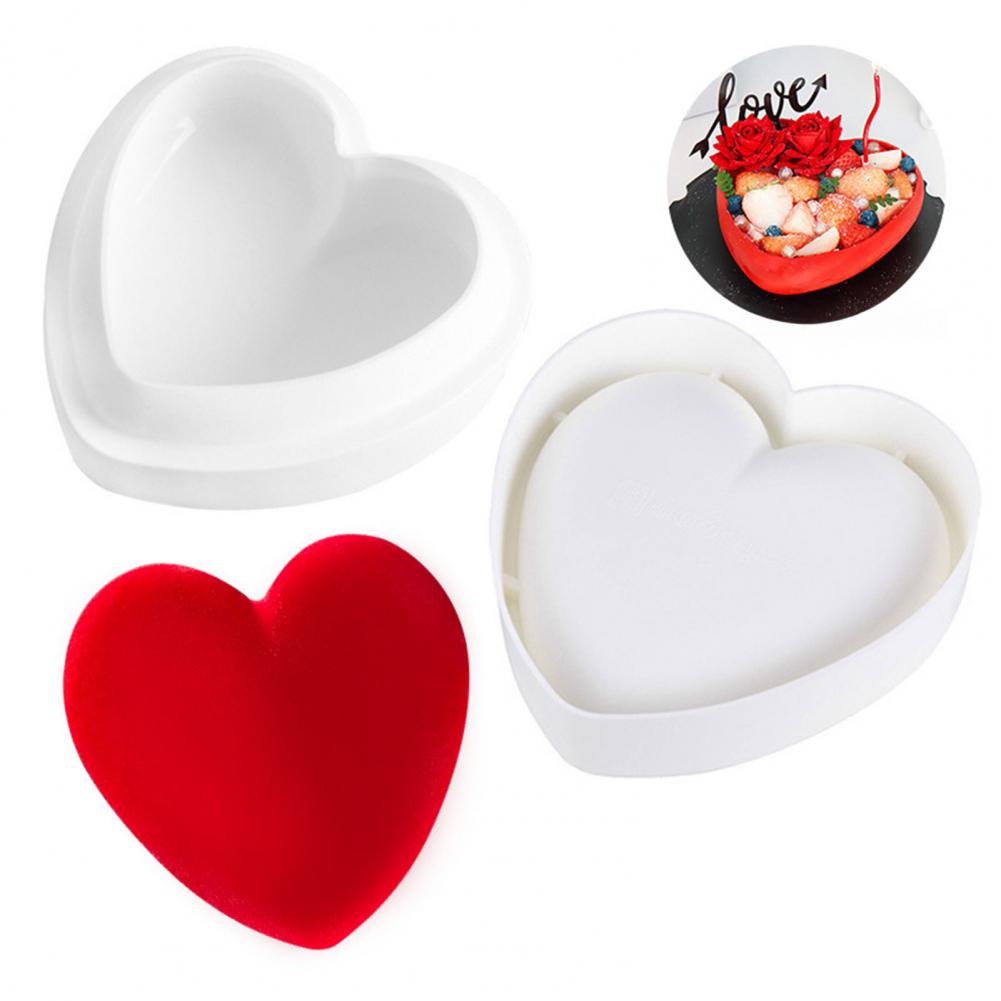 Heart Shaped Silicone Mold 3D  - Soap Making Jelly recension och pris