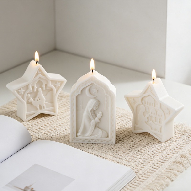 mosque candle mold soft star m - Soap Making Gel recension och pris