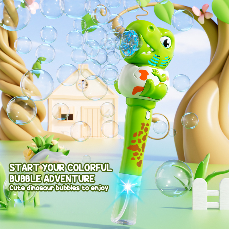Dinosaur Electric Bubble Gun H - Soap Making Game recension och pris