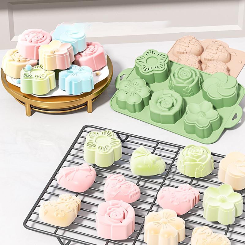 SU Flower Silicone Mold, 6 Cav - Soap Making Jelly recension och pris