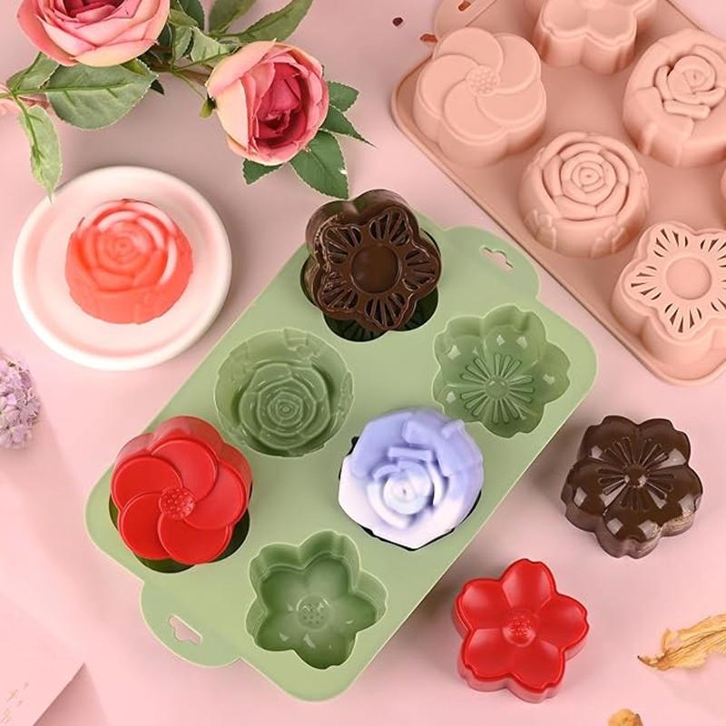 SU Flower Silicone Mold, 6 Cav - Soap Making Jelly recension och pris