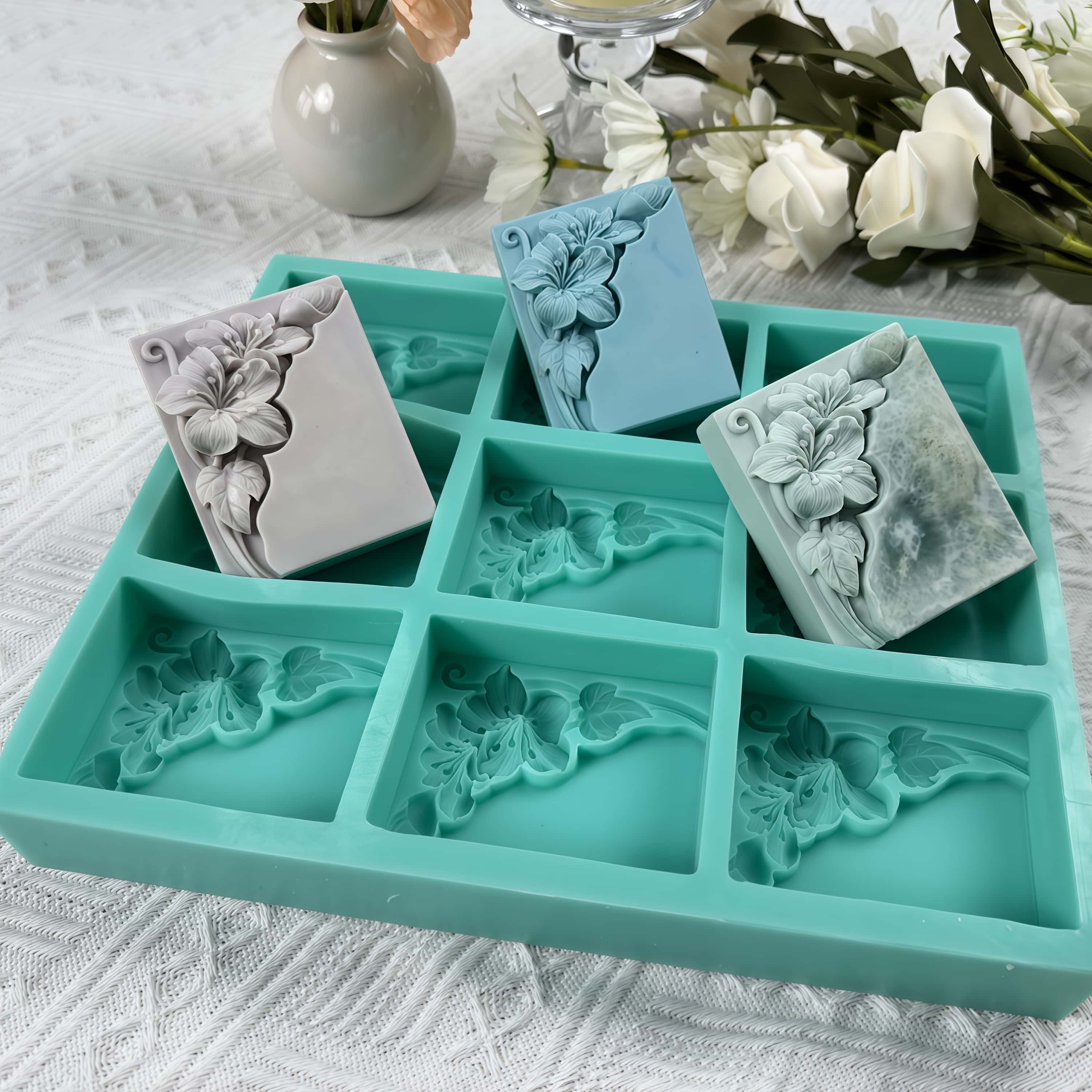 9 Cavities Tung Flower Soap Mo - Soap Making Instructions recension och pris