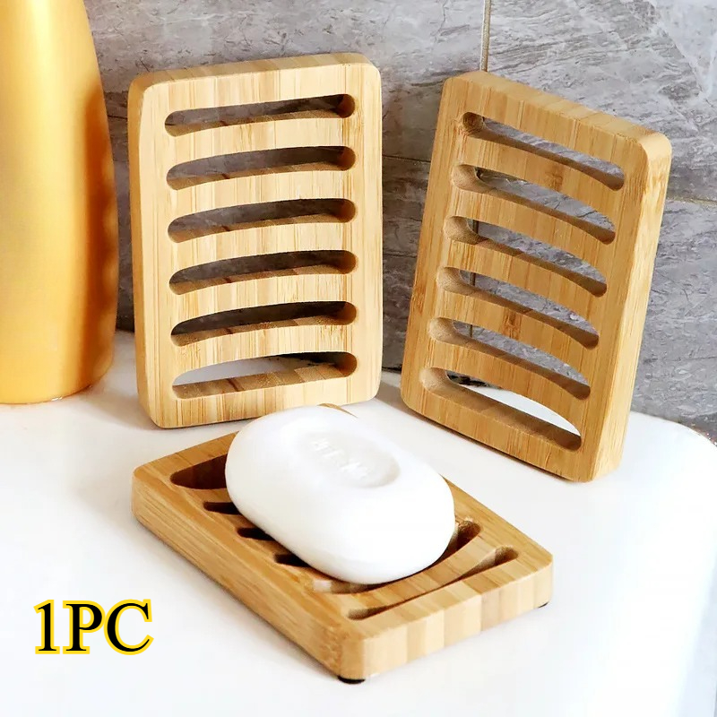 Bamboo Case Tray Wooden Preven - Soap Making Tutorial recension och pris