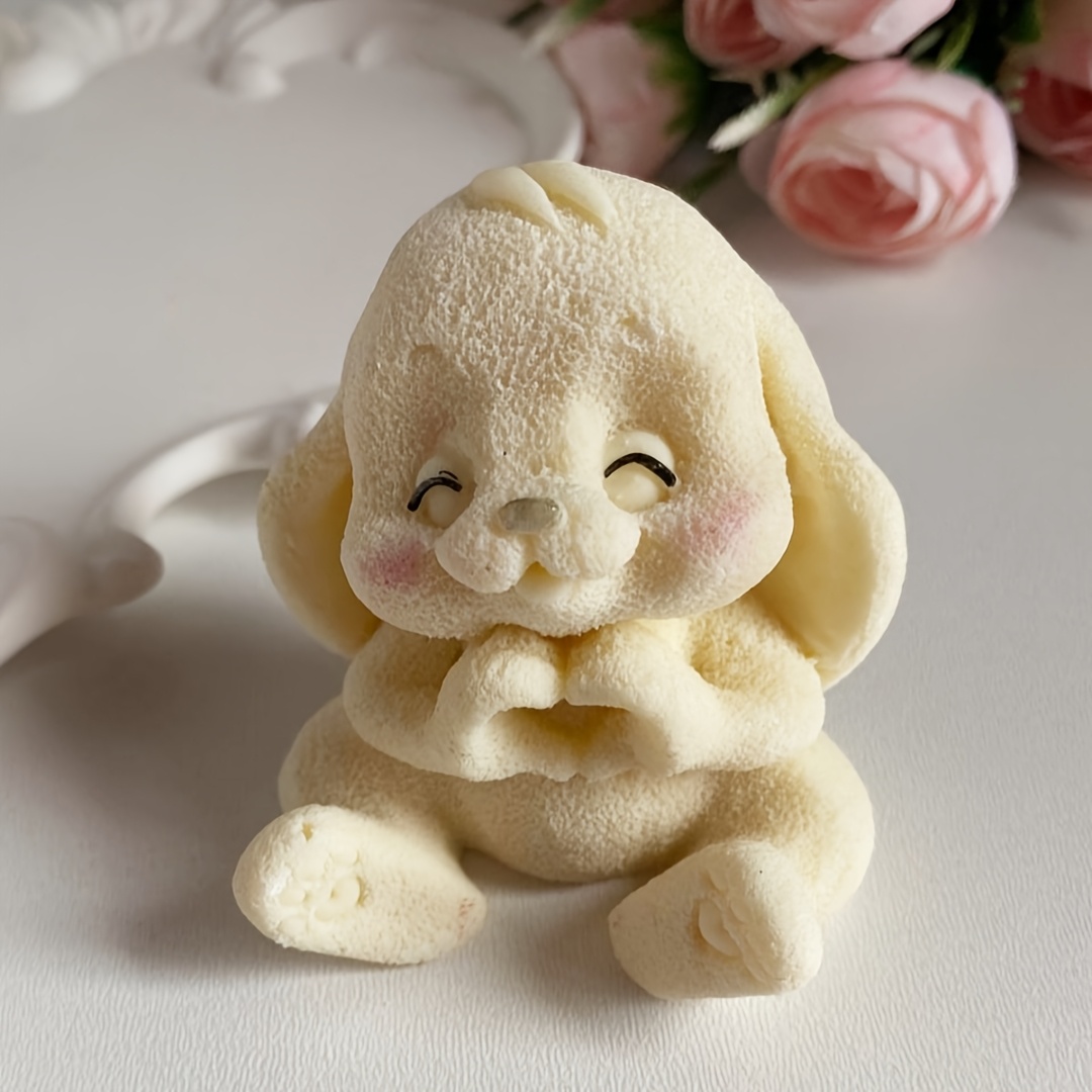 1pc Adorable Rabbit Resin Sili - Soap Making Oven recension och pris