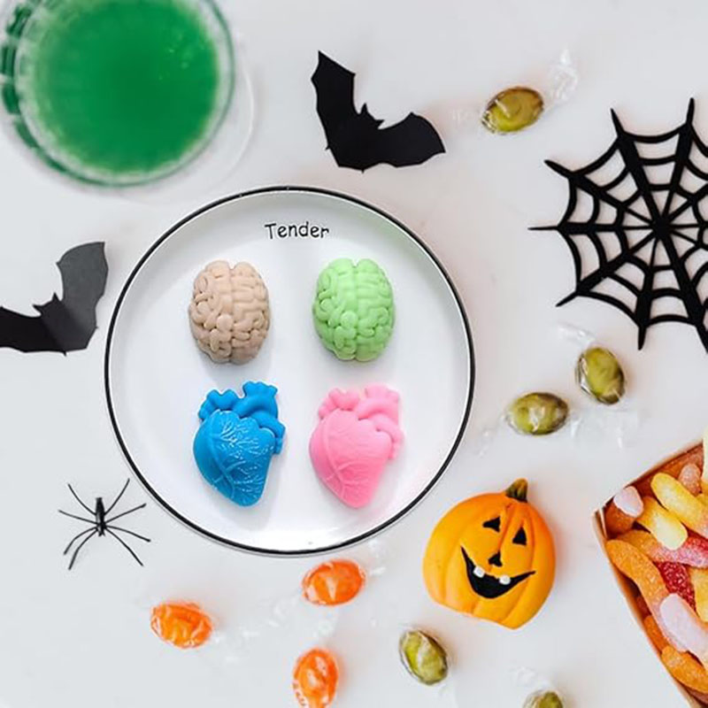 Human Brain And Heart Silicone - Soap Making Jelly recension och pris