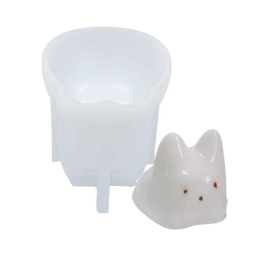 3D Cat Silicone Mold DIY Mouss - Soap Making Jelly recension och pris