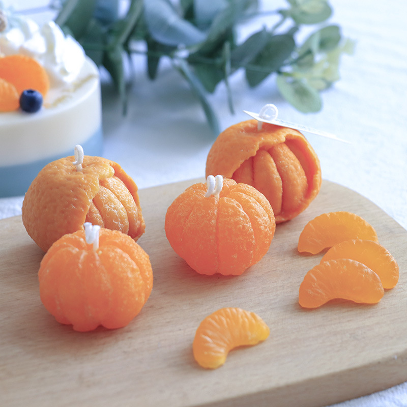 3D Orange Candle Mould Silicon - Soap Making Game recension och pris