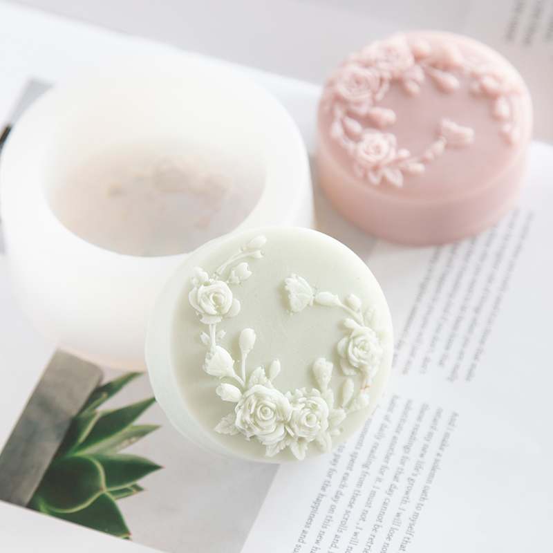 Round Shape Rose Flower Handma - Soap Making Instructions recension och pris
