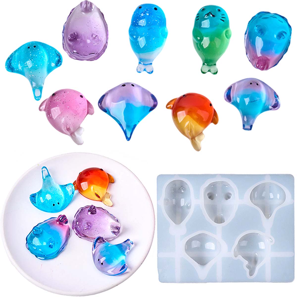 3D Healing Kawaii Manta Ray Wh - Soap Making Oven recension och pris
