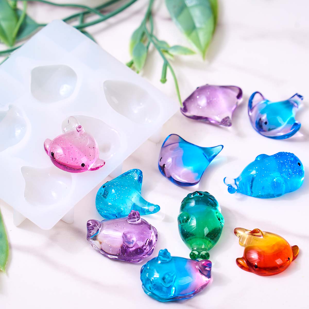 3D Healing Kawaii Manta Ray Wh - Soap Making Oven recension och pris