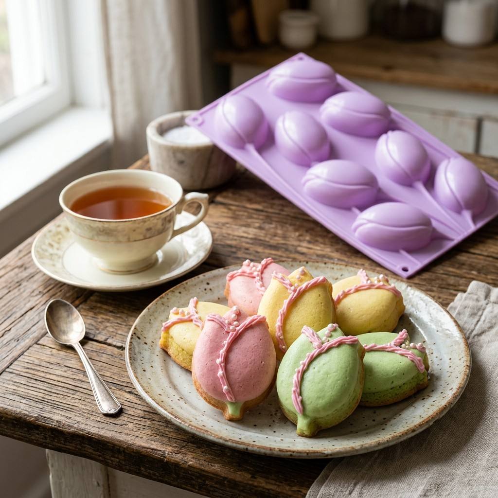Food Grade 8-Cavity Tulip Sili - Soap Making Jelly recension och pris