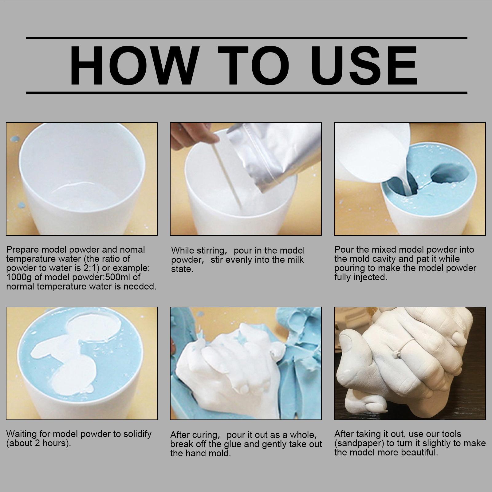 Baby Hand And Foot Casting Kit - Soap Making Instructions recension och pris