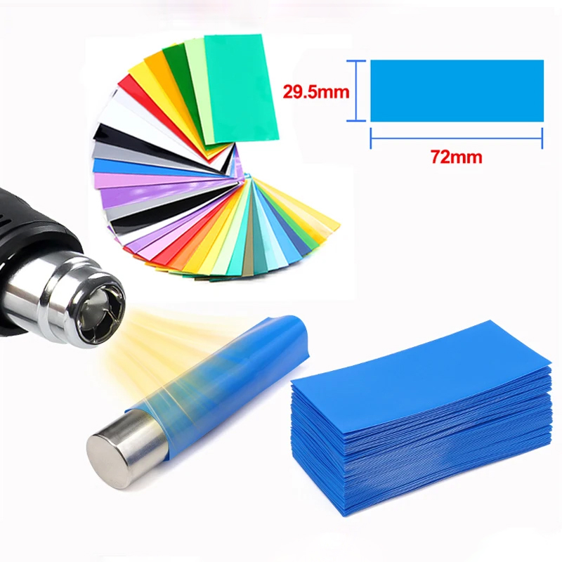 100~1000pcs PreCut 18650 Batte - Shrink Wrap Pvc recension och pris