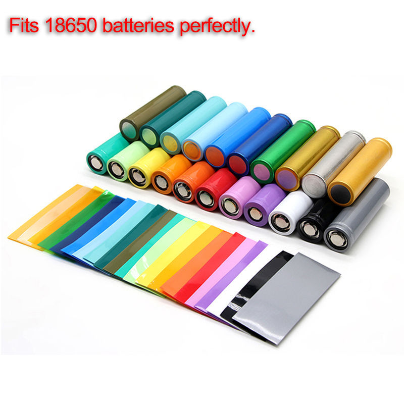 100~1000pcs PreCut 18650 Batte - Shrink Wrap Pvc recension och pris