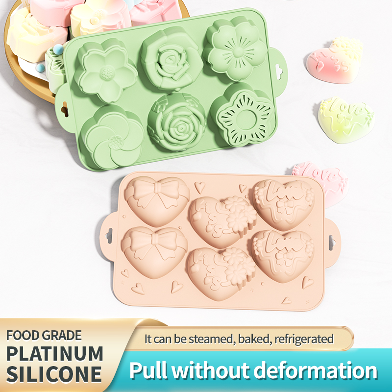 Silicone Soap Mold,Heart Flowe - Soap Making Jelly recension och pris