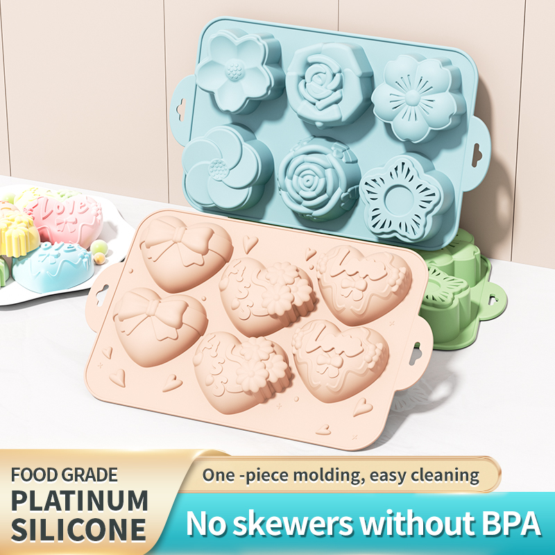 Silicone Soap Mold,Heart Flowe - Soap Making Jelly recension och pris