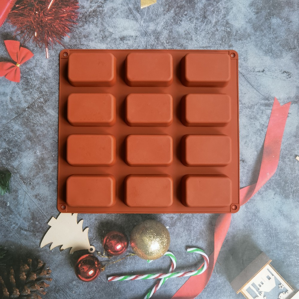 12 Cavity Square Silicone Soap - Soap Making Instructions recension och pris