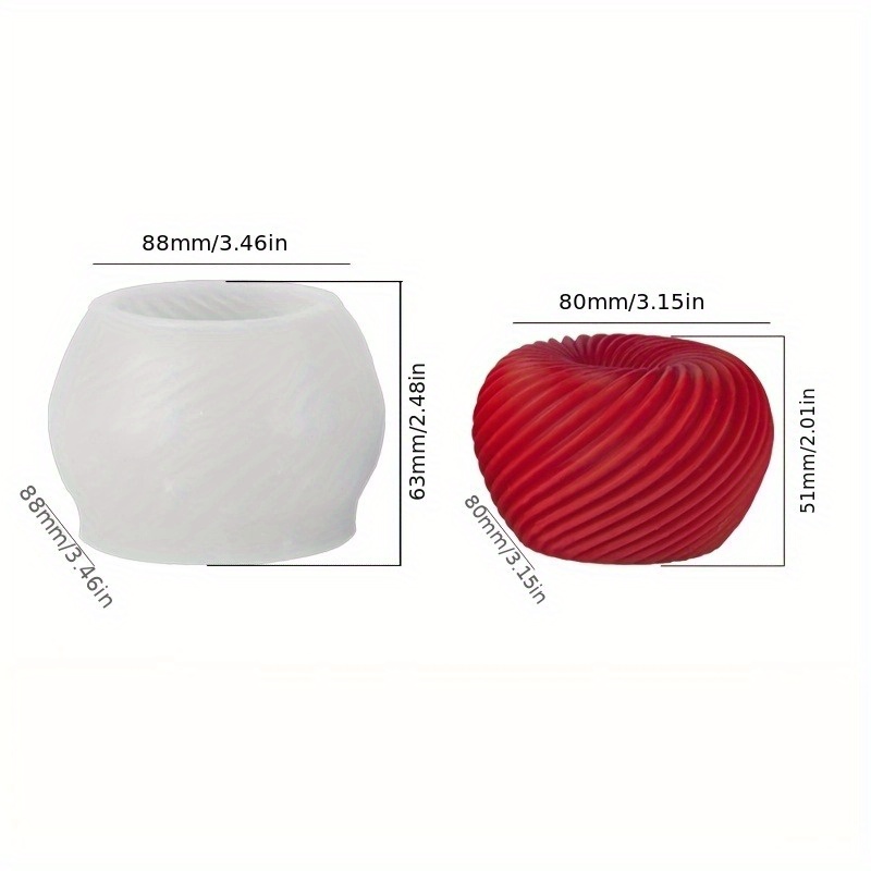 A trendy red apple silicone mo - Soap Making Oven recension och pris
