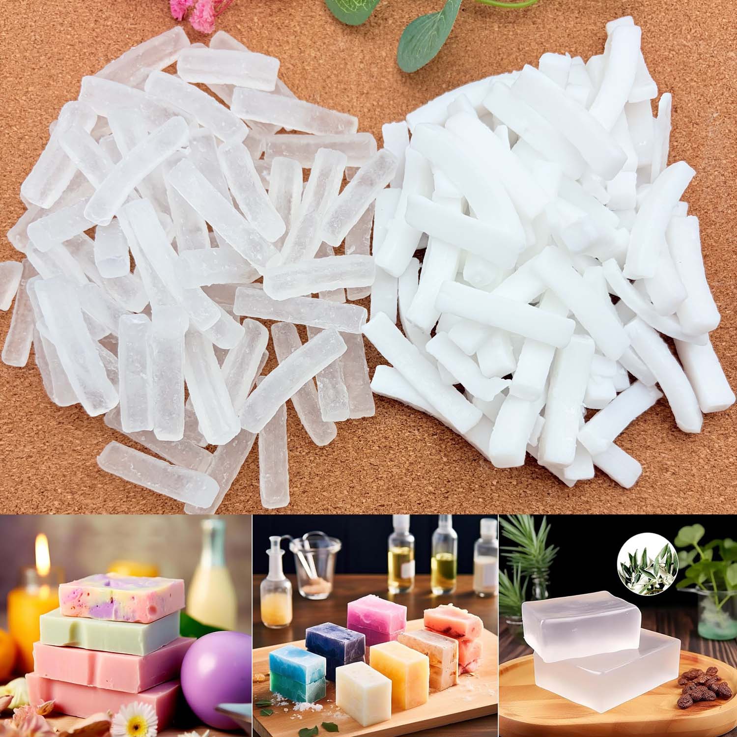 250G of Clear Soap Base Soap M - Soap Making Kit Organic recension och pris