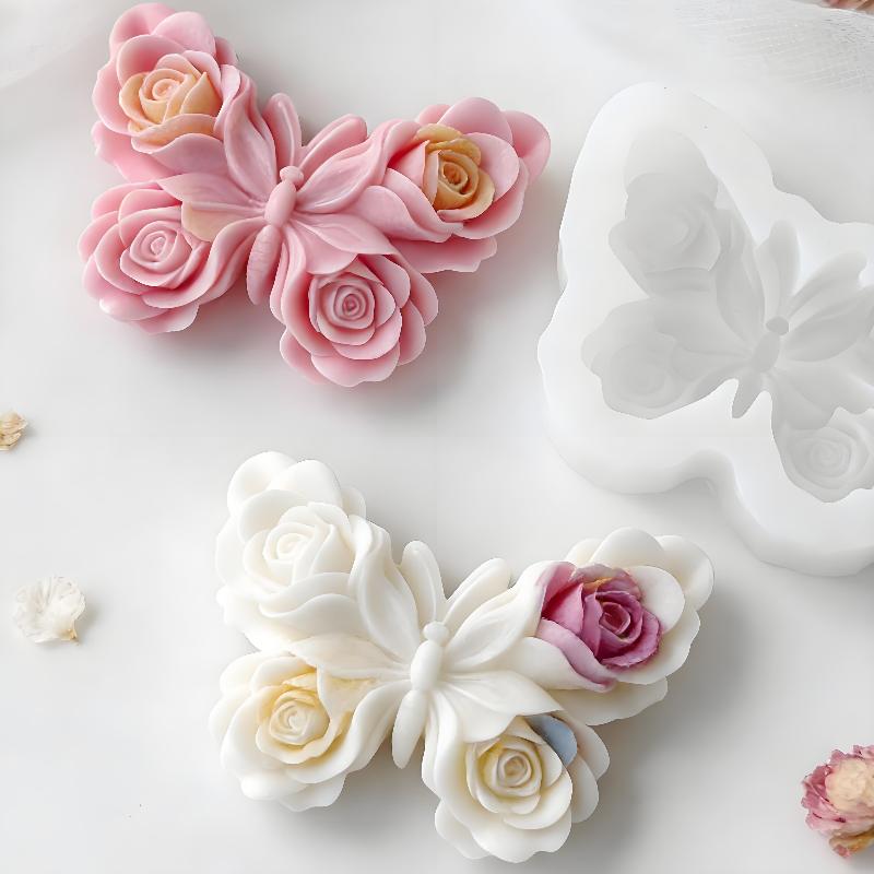 DIY Rose Butterfly Form Silico - Soap Making Bar recension och pris