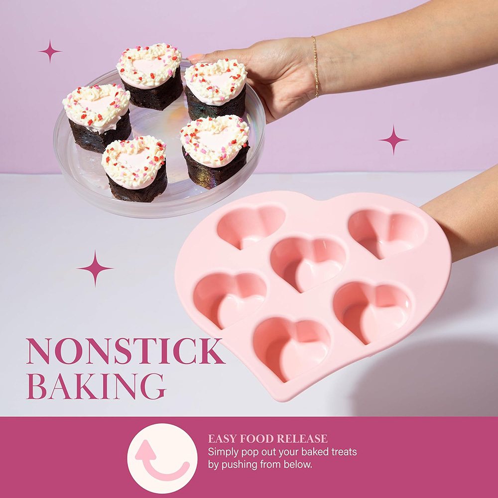 Heart Silicone Molds Valentine - Soap Making Jelly recension och pris